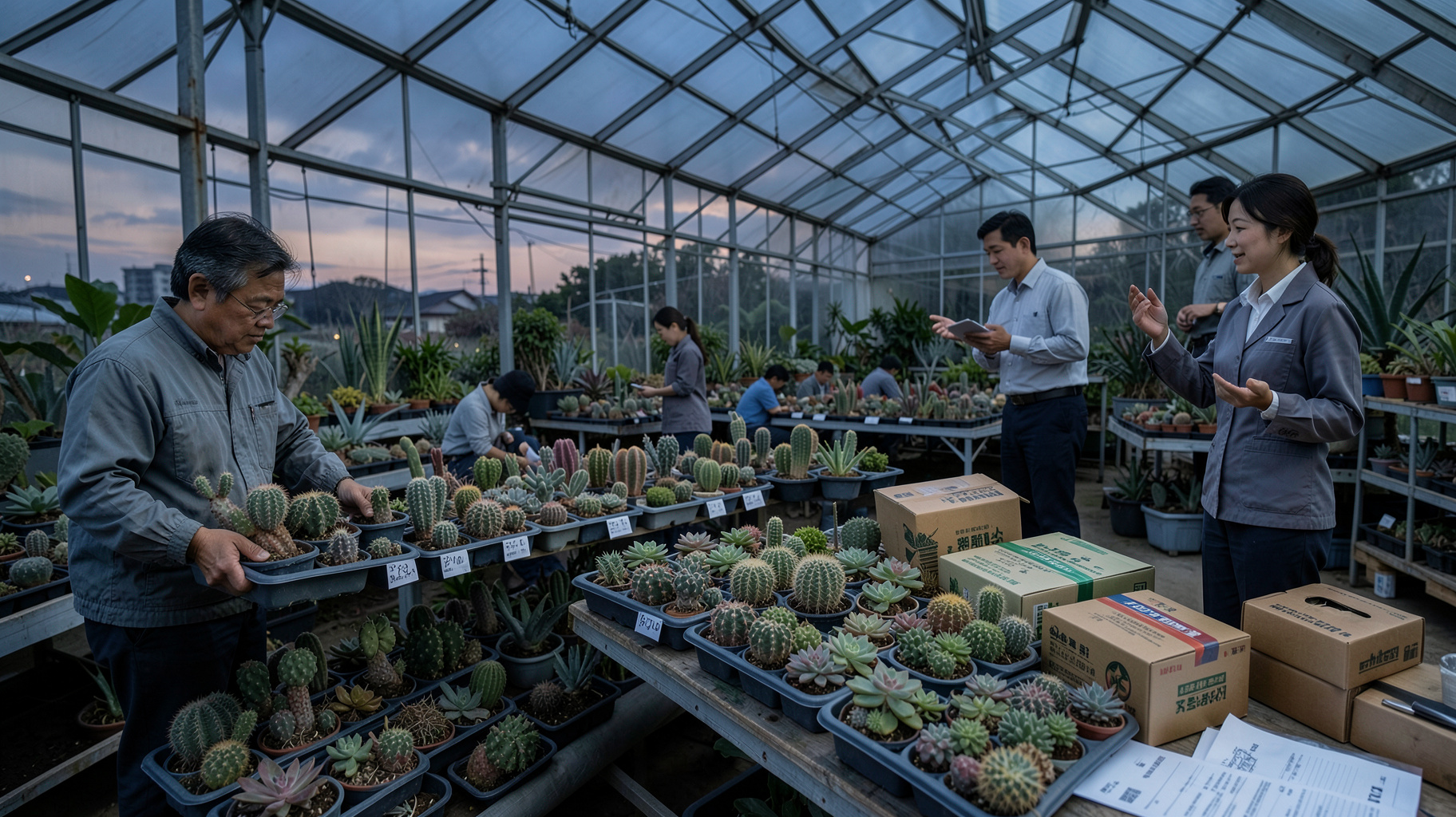 韓国の多肉植物18万株輸出が示す、盆栽と観賞植物の海外市場戦略